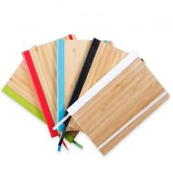 Bloco de Anotações com Capa de Bambu Personalizado