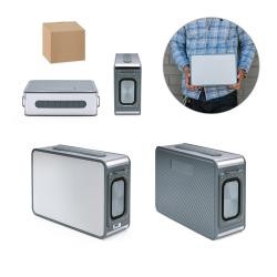 Caixa de som em ABS para Personalização