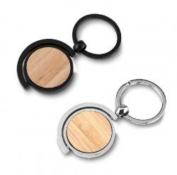 Chaveiro de Metal com Bambu